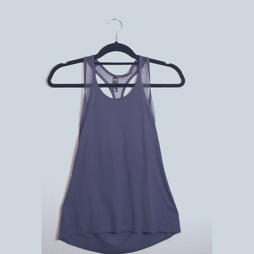 Victoria Sport Lightweight Racerback Tank Bluegray xs